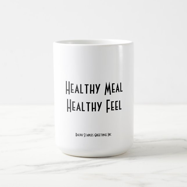 Gesundes Essen Tasse (Mittel)