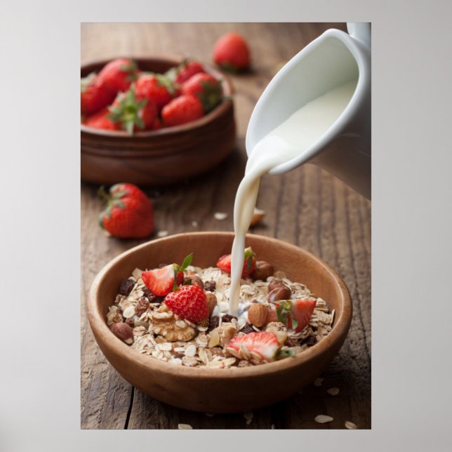Gesundes Frühstück Poster (Vorne)