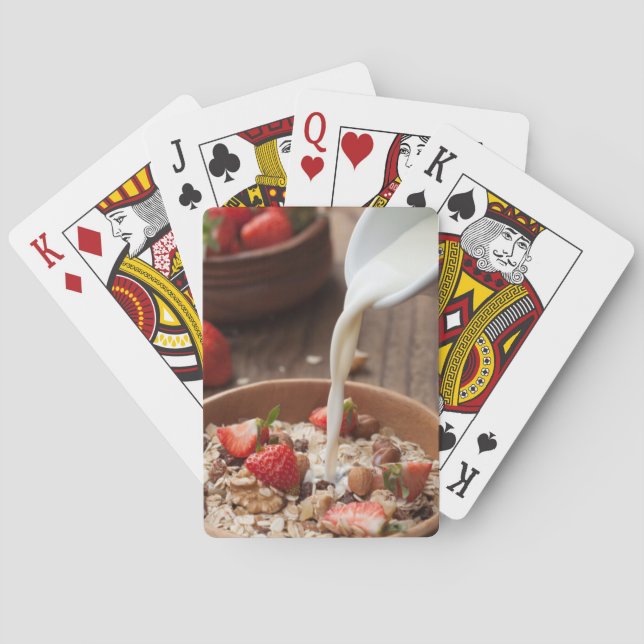 Gesundes Frühstück Spielkarten (Rückseite)