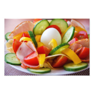 Gesundes veganes Frühstück Fotodruck