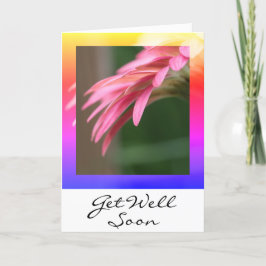 Gesundheit blühen - bald wieder gut werden dankeskarte