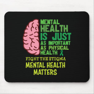 Gesundheit ist genauso wichtig wie psychische Pro Mousepad