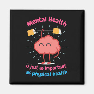 Gesundheit ist nur körperliche Gesundheit Motivier Magnet
