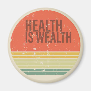 Gesundheit ist Vintag Magnet