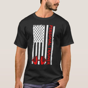 Gesundheit und Fitness der Personal Trainer unter T-Shirt