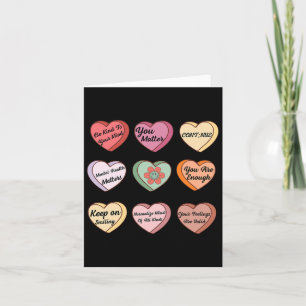 Gesundheit Valentinstag Psychische Gesundheitsprob Karte