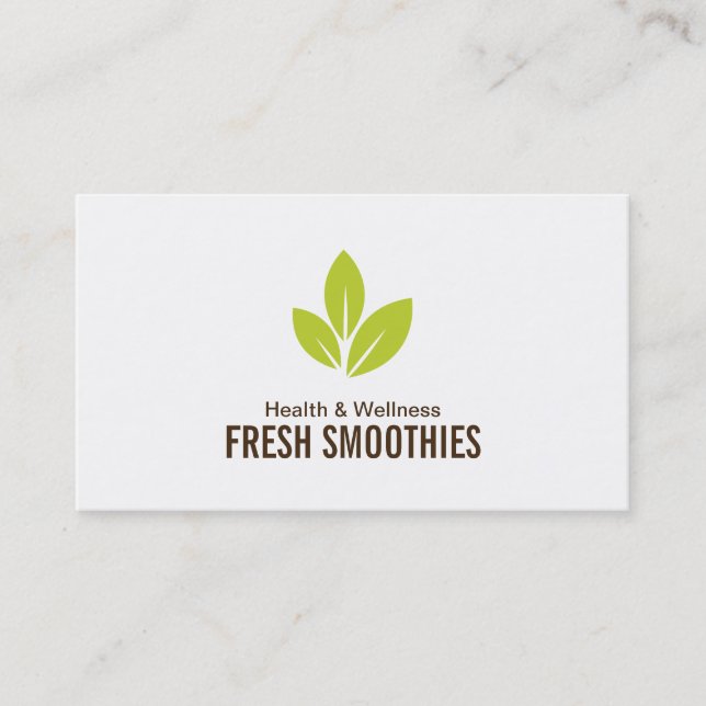 Gesundheit Visitenkarte (Vorderseite)