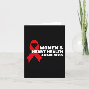 Gesundheit von Frauen - Bewusstsein für Herzkrankh Karte