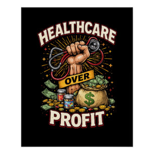 Gesundheit Vor Profit Poster