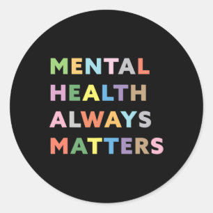 Gesundheitliche Probleme Therapieberatung Runder Aufkleber