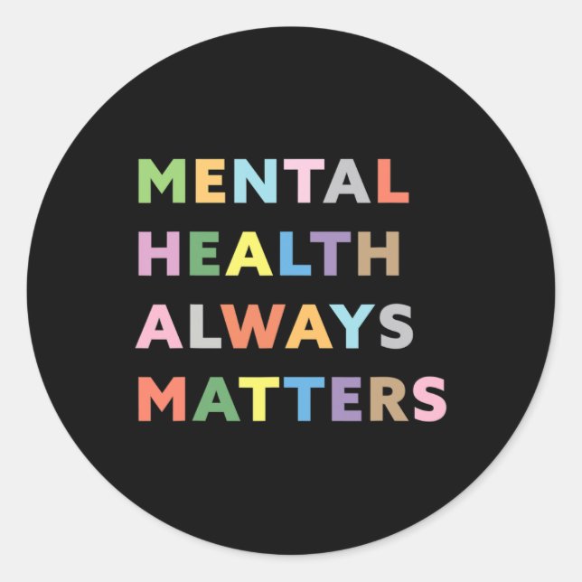 Gesundheitliche Probleme Therapieberatung Runder Aufkleber (Vorderseite)