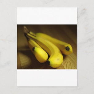 GESUNDHEITLICHE YELLOW BANANAS POSTKARTE