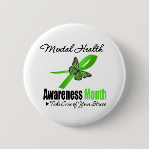 Gesundheits-Bewusstseins-Monat Button