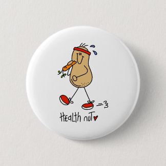 Gesundheits-Nuss Button