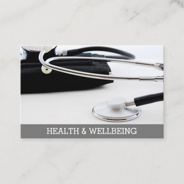 Gesundheits- und Medical Calling Card. Visitenkarte (Vorderseite)