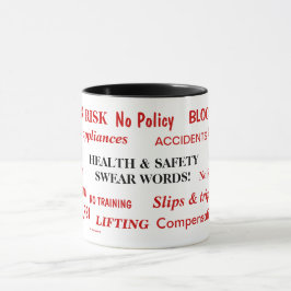 Gesundheits-und Sicherheits-Kraftausdrücke Tasse