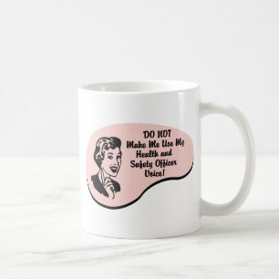 Gesundheits-und Sicherheitsbeamt-Stimme Tasse