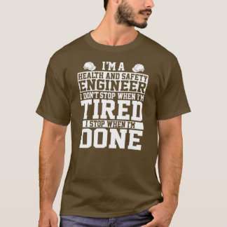 Gesundheits- und Sicherheitsingenieur Bekleidung E T-Shirt