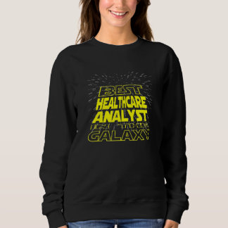 Gesundheitsanalyst Cooler Galaxy Job Sweatshirt
