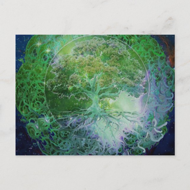 Gesundheitsbaum Postkarte (Vorderseite)