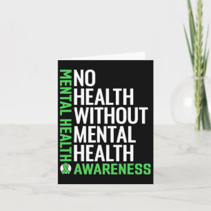 Gesundheitsbekämpfung Stigma Mental Health Awarene Karte