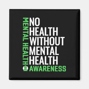 Gesundheitsbekämpfung Stigma Mental Health Awarene Magnet