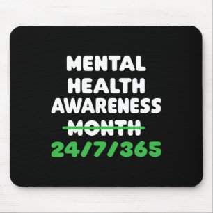 Gesundheitsbewusstsein für Suizidprävention Mousepad