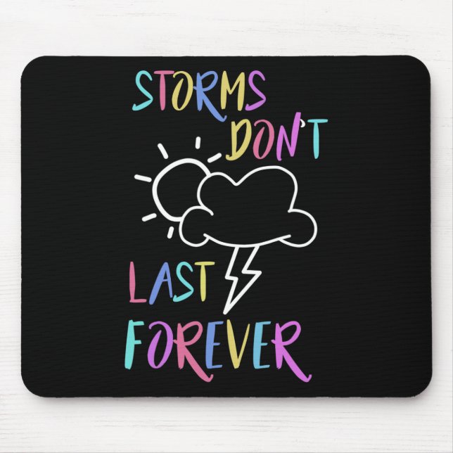 Gesundheitsbewusstsein - Regenbogen-Zitatstürme ha Mousepad (Vorne)