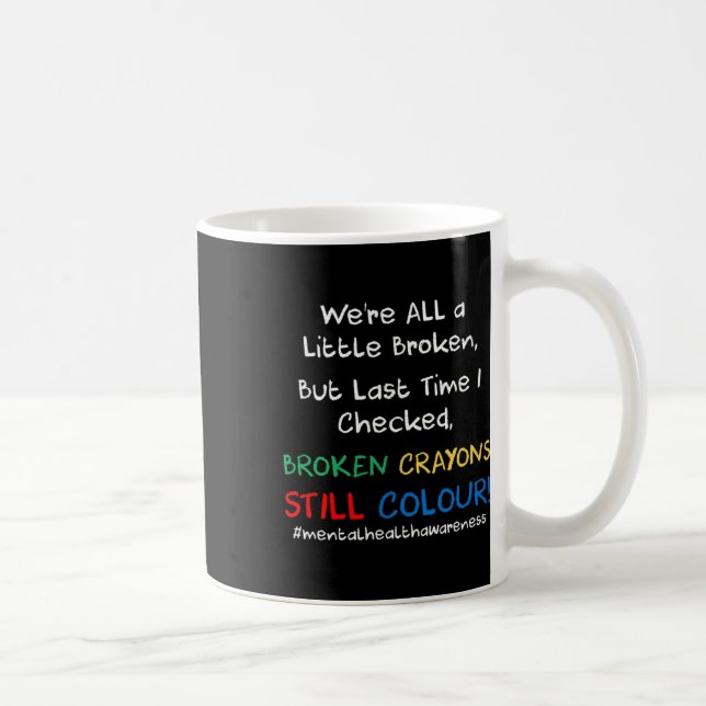 Gesundheitsbewusstsein Selbstmordverhütung Geschen Kaffeetasse (Rechts)