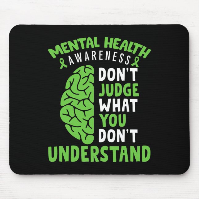 Gesundheitsbewusstsein soll nicht beurteilen, was  mousepad (Vorne)
