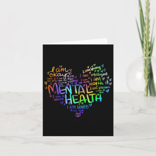 Gesundheitsbewusstsein verleiht Depression 1 Karte