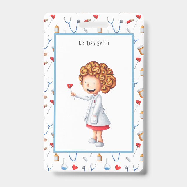 Gesundheitsfacharzt oder Krankenpfleger Personalis Ausweis (Vorderseite)