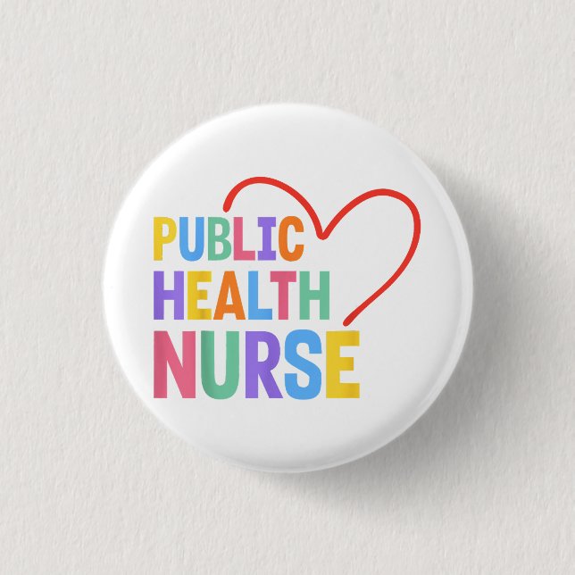 Gesundheitsfürsorge Button (Vorderseite)