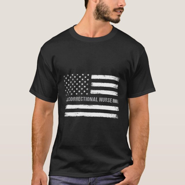 Gesundheitsfürsorge der US-amerikanischen Flagge T-Shirt (Vorderseite)