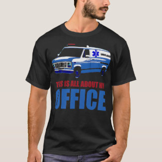 Gesundheitsfürsorge Frontline Ambulanzfahrer rette T-Shirt