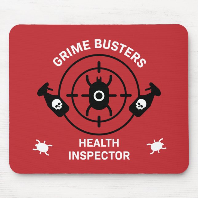 Gesundheitsinspektor Mousepad (Vorne)