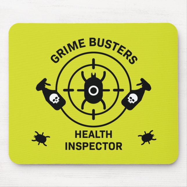 Gesundheitsinspektor Mousepad (Vorne)