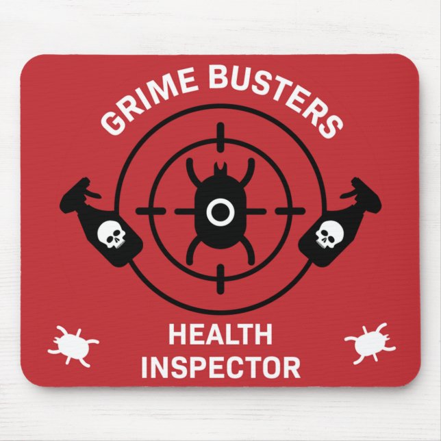 Gesundheitsinspektor - Umwelt Mousepad (Vorne)