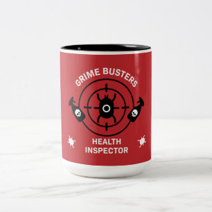 Gesundheitsinspektor - Umweltzentrum Zweifarbige Tasse