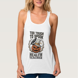 Gesundheitslehrer Halloween-Shirt Vintage graviert Tank Top