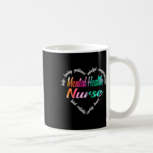 Gesundheitspflege Krankenschwester Herz Wortwolke Kaffeetasse