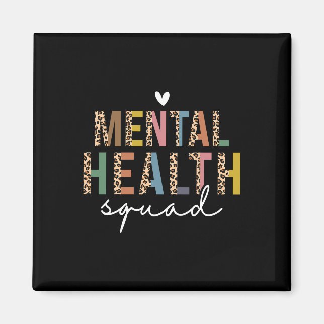 Gesundheitspolade beendet Stigma psychische Gesund Magnet (Vorne)