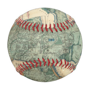Gesundheitspolizeiliche und topographische Karte v Baseball