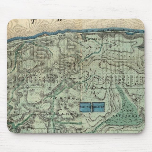 Gesundheitspolizeiliche und topographische Karte v Mousepad (Vorne)