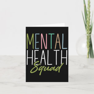 Gesundheitspolster Mental Health Awareness Karte