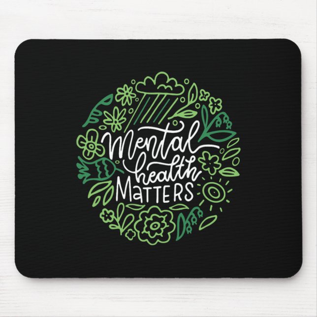 Gesundheitsprobleme beenden das Stigma Frauen psyc Mousepad (Vorne)