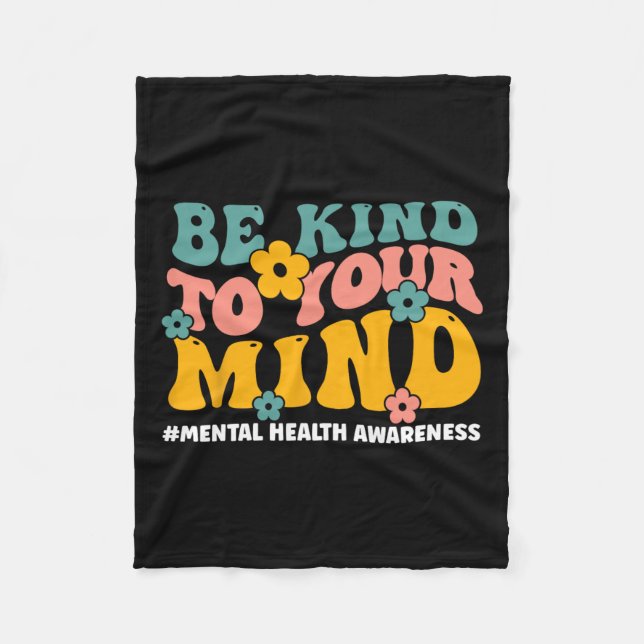 Gesundheitsprobleme beenden das Stigma Mental Heal Fleecedecke (Vorderseite)