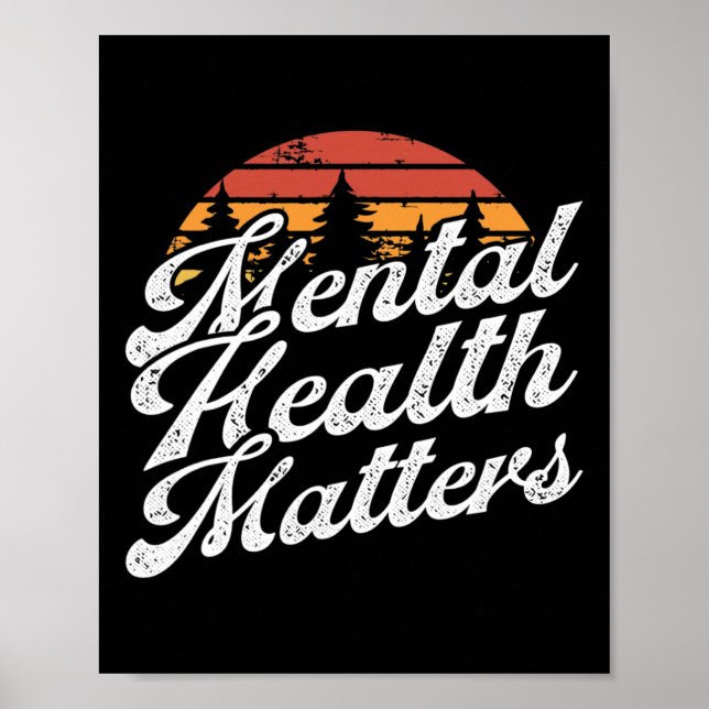 Gesundheitsprobleme - Bewusstsein für Hirnkrankhei Poster (Vorne)