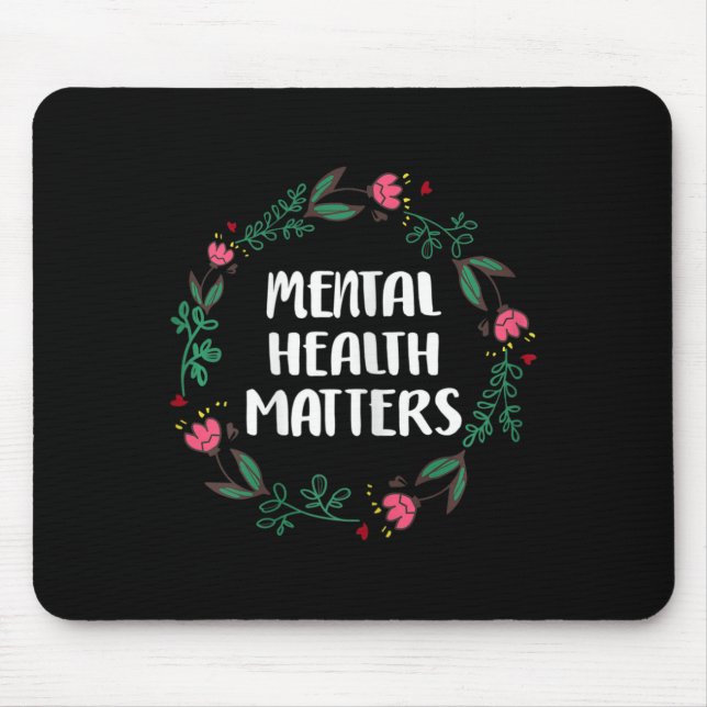 Gesundheitsprobleme Bewusstsein Suizidprävention Mousepad (Vorne)