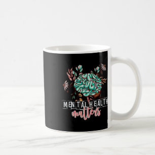 Gesundheitsprobleme Blume Gehirnselbstversorgung A Kaffeetasse